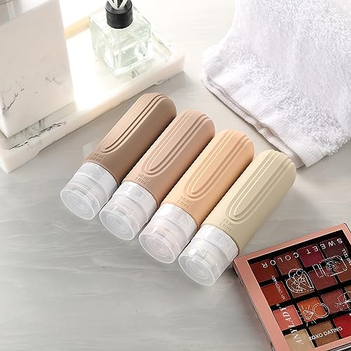 Travel Bottles for Toiletries (4 Count)