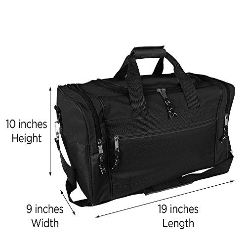 Blank Duffle Bag Duffel Bag in Black Gym Bag