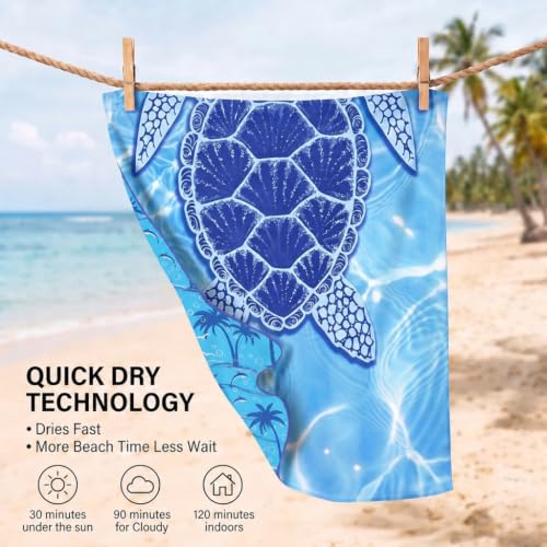 6 Pack Microfiber Beach Towel Oversized 71x32 Colorful Print Bulk (6 Count)
