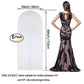 Garment Bag Clear for Long Dress 24'' x 60'' Zippered Garment Bags for Hanging Clothes White Breathable Full Zipper Dust Cover for Clothes Storage Closet Pack Of 6 (6 Count)