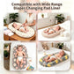 2 Pack Organic Changing Pad Covers for Girl (2 Count)