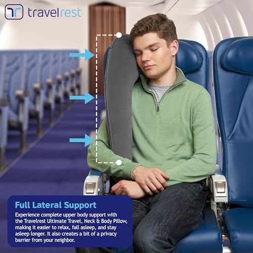 Ultimate Inflatable Travel Pillow for Neck & Body