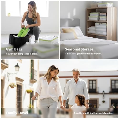 5 Set Packing Cubes for Travel White