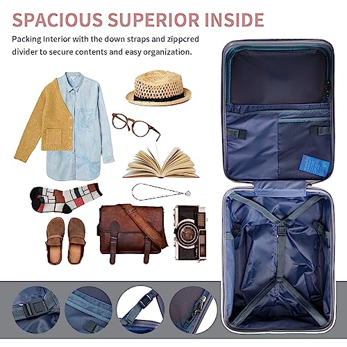 Expandable Luggage with Spinner Wheels