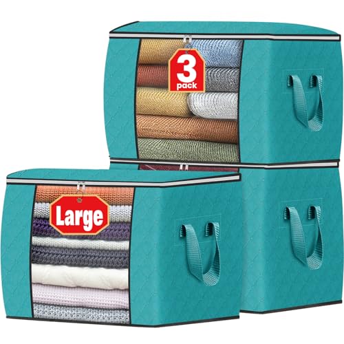 90L Clothes Storage (3 Count)