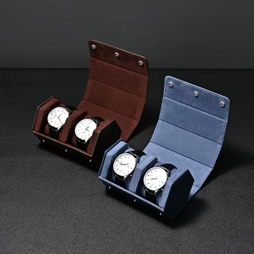 Single Watch Box Brown Hexagonal