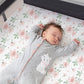 Pack n Play Stretchy Fitted Playard Sheet Set BROLEX 2 Pack Portable Mini Crib Sheets (2 Count)