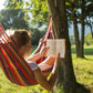 Cotton Camping Hammock Portable with Tree Straps Holds 660lbs