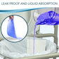 Disposable Bedside Commode Liners and Pads for Portable Toilet Chair Seat Bucket and Bedpan (144 Count)