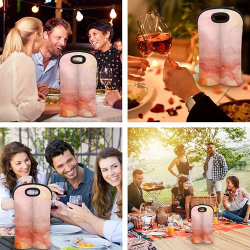 Wine Carrier Tote Personalized Bag for 2 Bottles