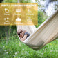 Cotton Camping Hammock Portable with Tree Straps Holds 660lbs