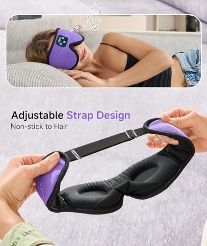 Sleep Headphones Bluetooth 5.4 Eye Mask