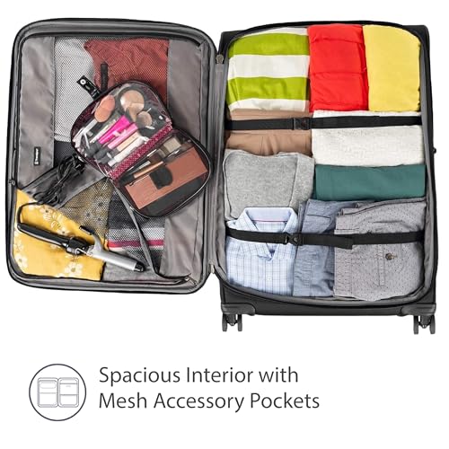 Tourlite Softside 29" Expandable Luggage with 4 Spinner Wheels