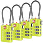 TSA Approved Luggage Locks (4 Count)