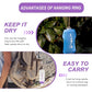 200ml/350ml/500ml Collapsible Soft Flask,BPA Free Folding Soft Water Bottle with Hanging Ring,Lightweight TPU Hydration Flask for Running Marathon Cycling Hiking(200ml-2 Packs) (2 Count)
