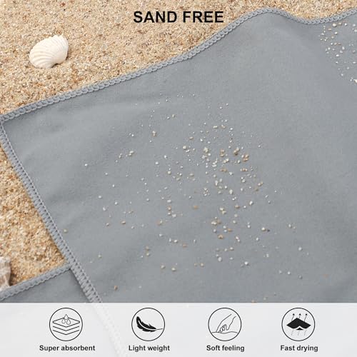 Microfiber Towel Quick Dry Camping & Travel & Gym Towel. Compact