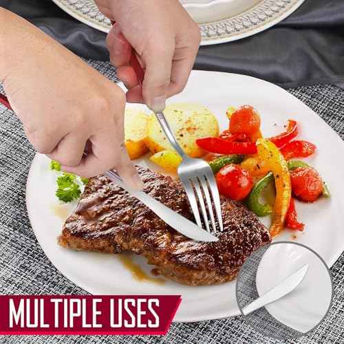 Gradient Red Silverware Set