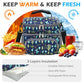 Double Layer Cooler Insulated Lunch Bag Adult Lunch Box Large Tote Bag for Men (Cactus)