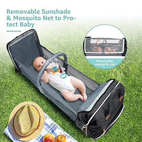 Baby Diaper Bag Backpack with Changing Station