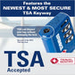 TSA Accepted Indicator Luggage Lock (2 Count)