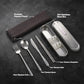 100% Pure Titanium Travel Cutlery Set