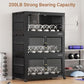 800Qt Extra Large Stackable Storage Bins with Lid (4 Count)