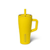 BrüMate Era 20 oz Tumbler with Handle and Straw | 100% Leakproof Insulated Tumbler with Lid and Straw | Made of Stainless Steel | Cup Holder Friendly Base | 20oz (Pineapple)