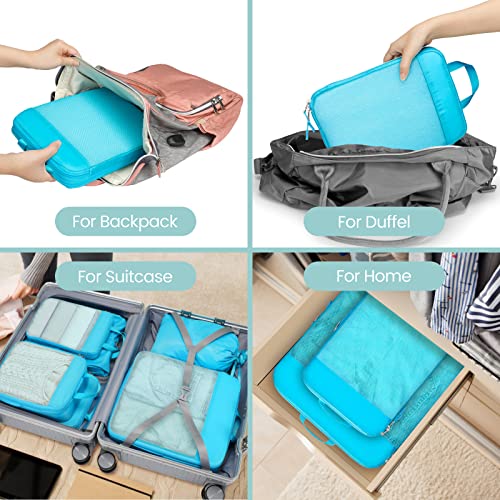 Mesh Compression Packing Cubes for Travel (6 Count)