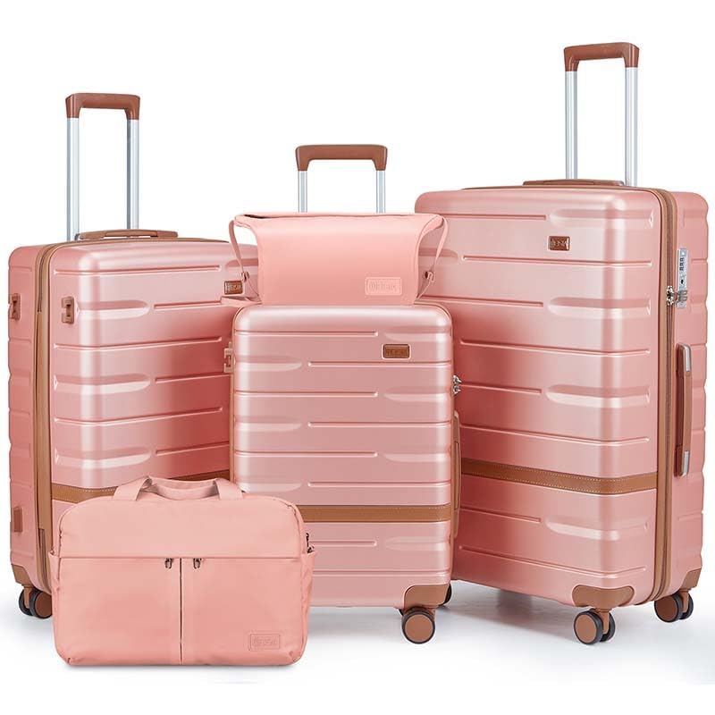 Luggage Sets with TSA Lock Hardside PC+ABS Carry On expandable Suitcase with Spinner Wheels Lightweight Rolling Travel Luggage Sets with YKK