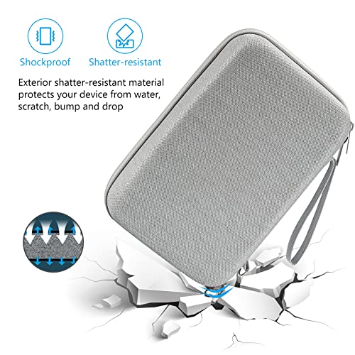 Hard Travel Electronic Organizer Case for MacBook Power Adapter Chargers Cables Power Bank Apple Magic Mouse Apple Pencil USB Flash Disk SD Card Small Portable Accessories Bag