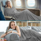 Travel Blanket Airplane Compact with Bag Lightweight