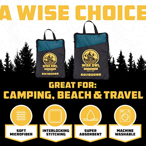 Camping Towel by Wise Owl Outfitters