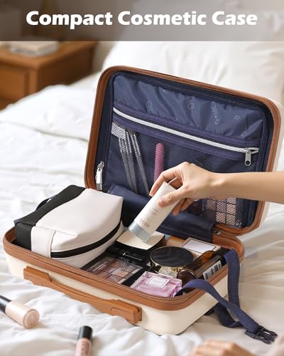 Luggage Set Lightweight and Durable Hardshell (5 Count)
