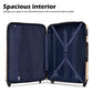 Luggage Set Lightweight Durable Hardshell (3 Count)