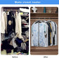 Hanging Clothes Storage with 4" Gusseted Garment Covers