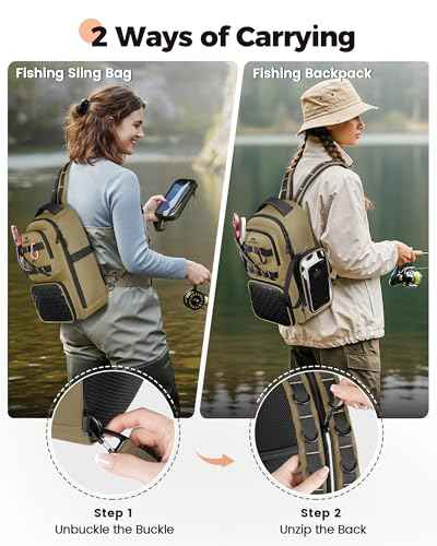 Boys Fishing Sling Bag