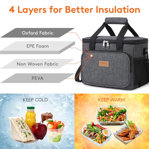 Large Lunch Bag (Dark Gray / Large(15L))