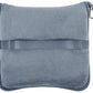 Premium Soft Travel Blanket Pillow Combo Airplane Grayish Blue