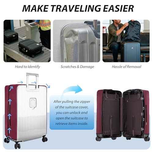 Clear Luggage Cover