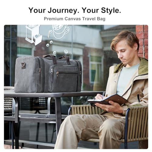 Large Canvas Duffle Bag for Travel