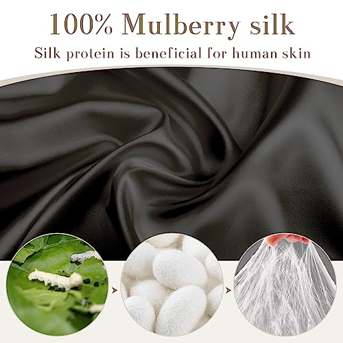 100% Mulberry Silk Sleep Mask Eye Mask for Women Man with Adjustable Band