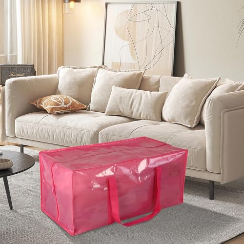 4 Pack Heavy Duty Extra Large Moving Bags with Handles (4 Count)