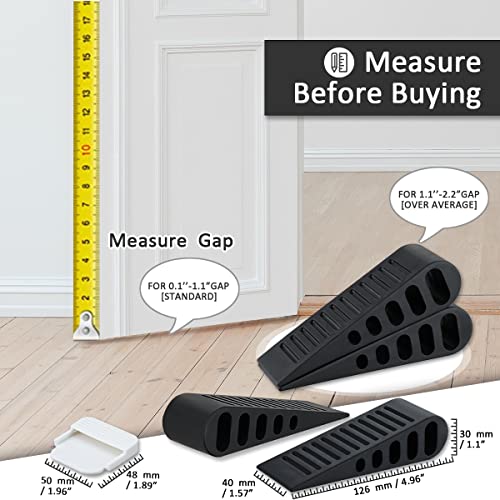 Rubber Door Stopper Wedge (6 Count)