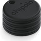 Chipolo ONE Spot - 4 Pack - Finder, Bluetooth Tracker - Works with The Apple Find My app (only for iOS) (Almost Black)
