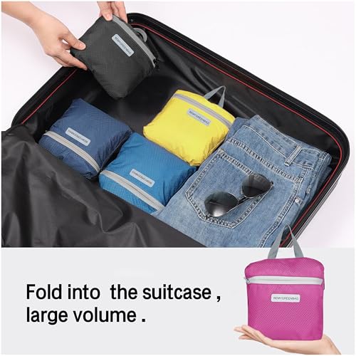 35L Foldable Waterproof Backpack For Outdoor Sports With Inside Wet Clothes Compartment Packable For Multiple Uses Ultra Lightweight Ideal For Hiking Men And Women Travel