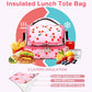 Kids Double Decker Cooler Insulated Lunch Bag Large Tote for Boys