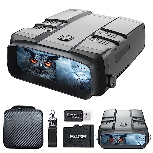 4K Night Vision Goggles Binoculars with Focusable IR