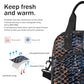 Snake Skin Blue Insulated Lunch Bag for Women Girl Reusable Lunch Tote Box With Shoulder Strap Lightweight Thermal Cooler Meal Prep Bag for Work School Office Picnic (print 10)