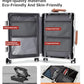 Aluminum Frame Wide Handle PC Carry On Luggage