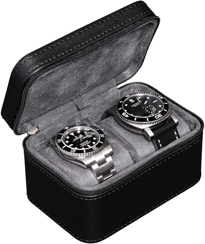 2 Watch Travel Case for Men